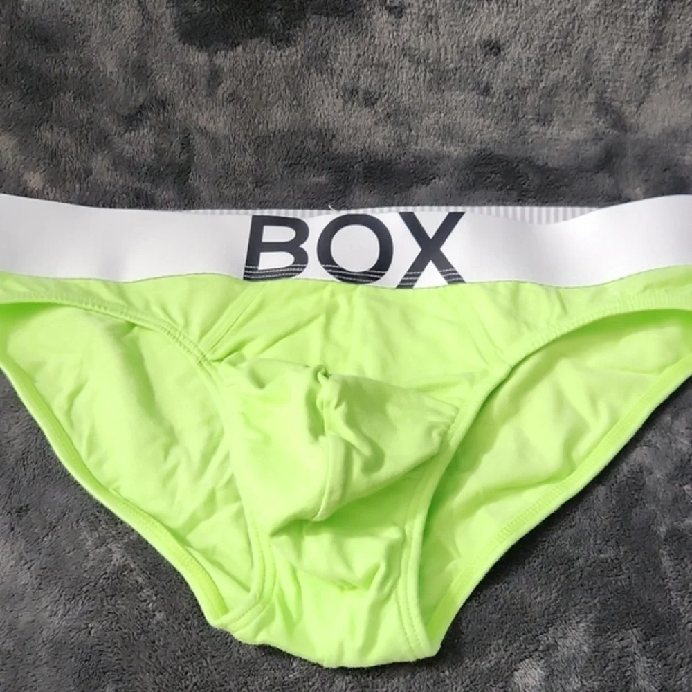 Box Menswear Medium Green Briefs - Picture 1 of 3
